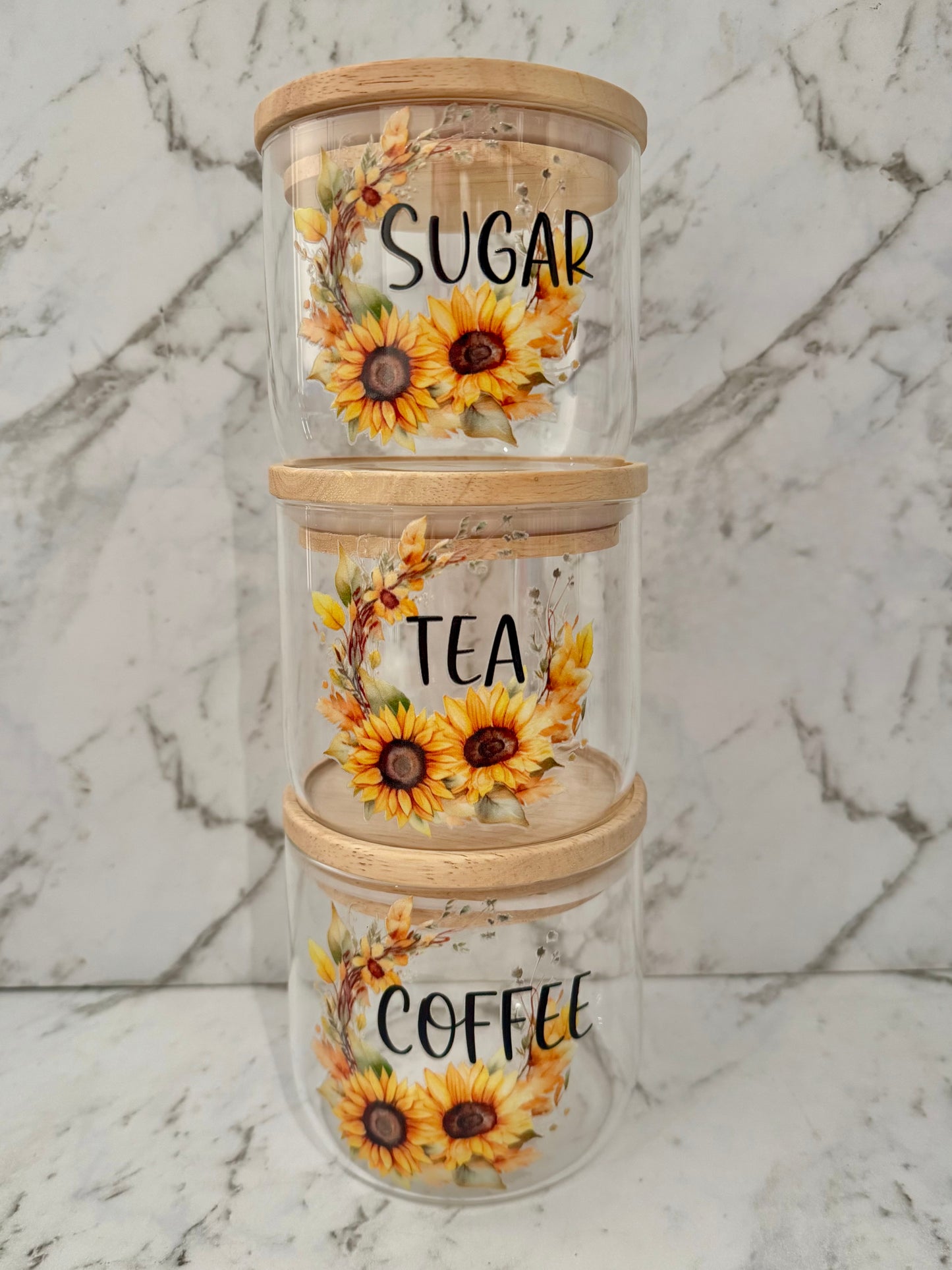 Sunflower Canister Set