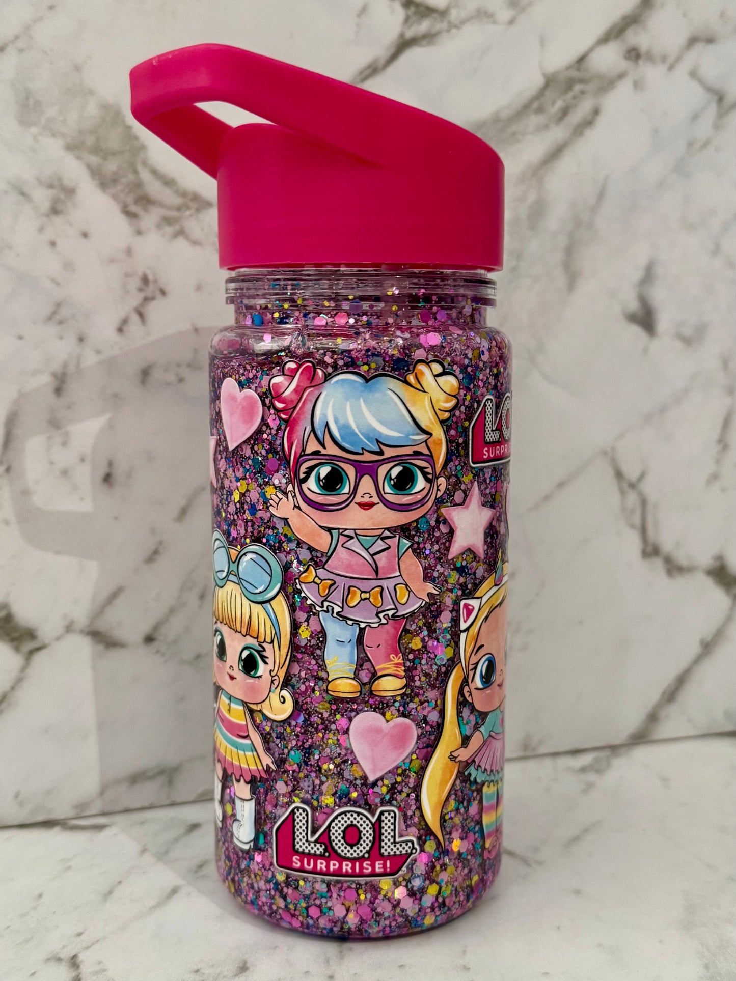LOL Doll Snow Globe Drink Bottle