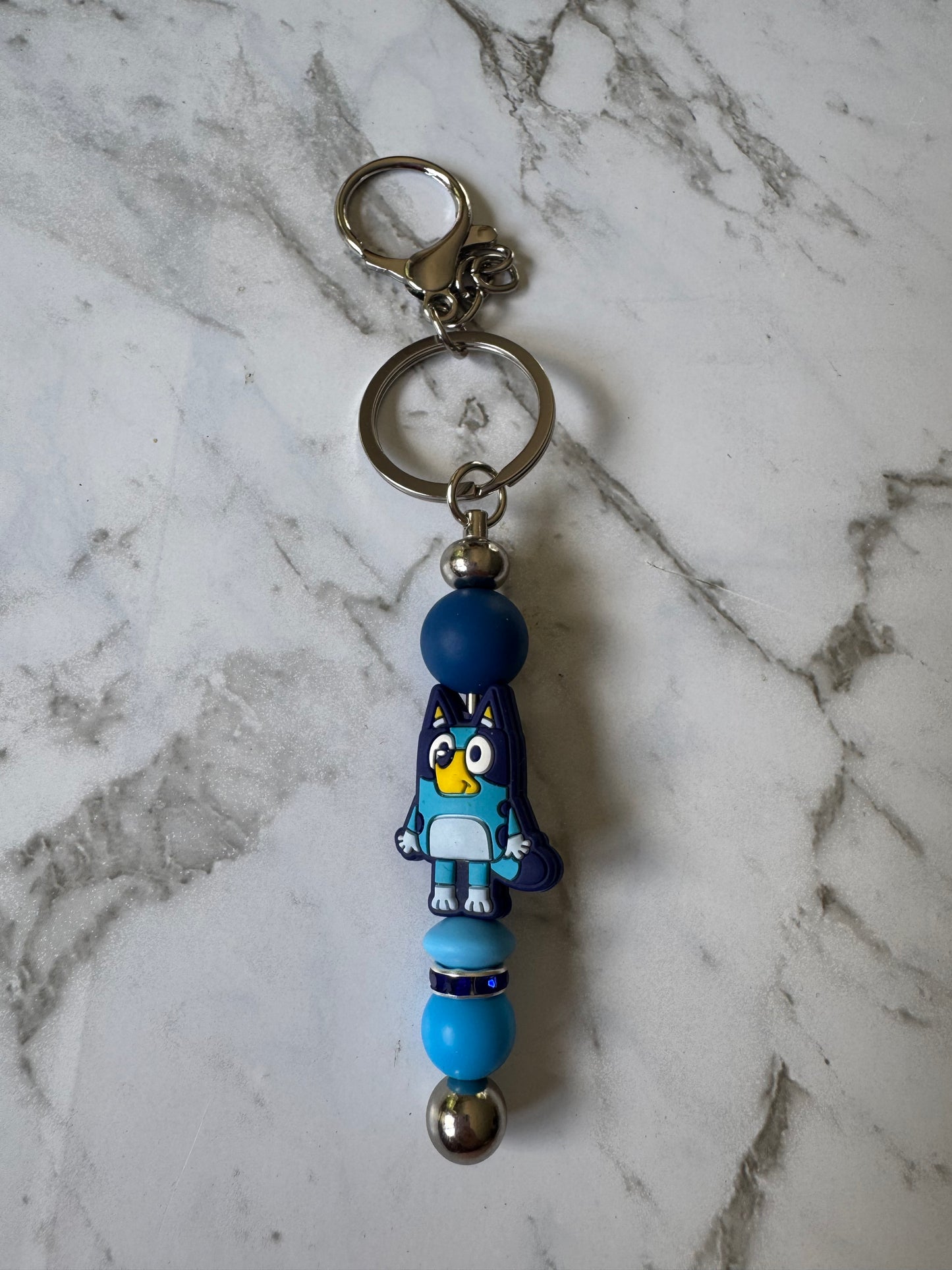 Blue Dog Keyring
