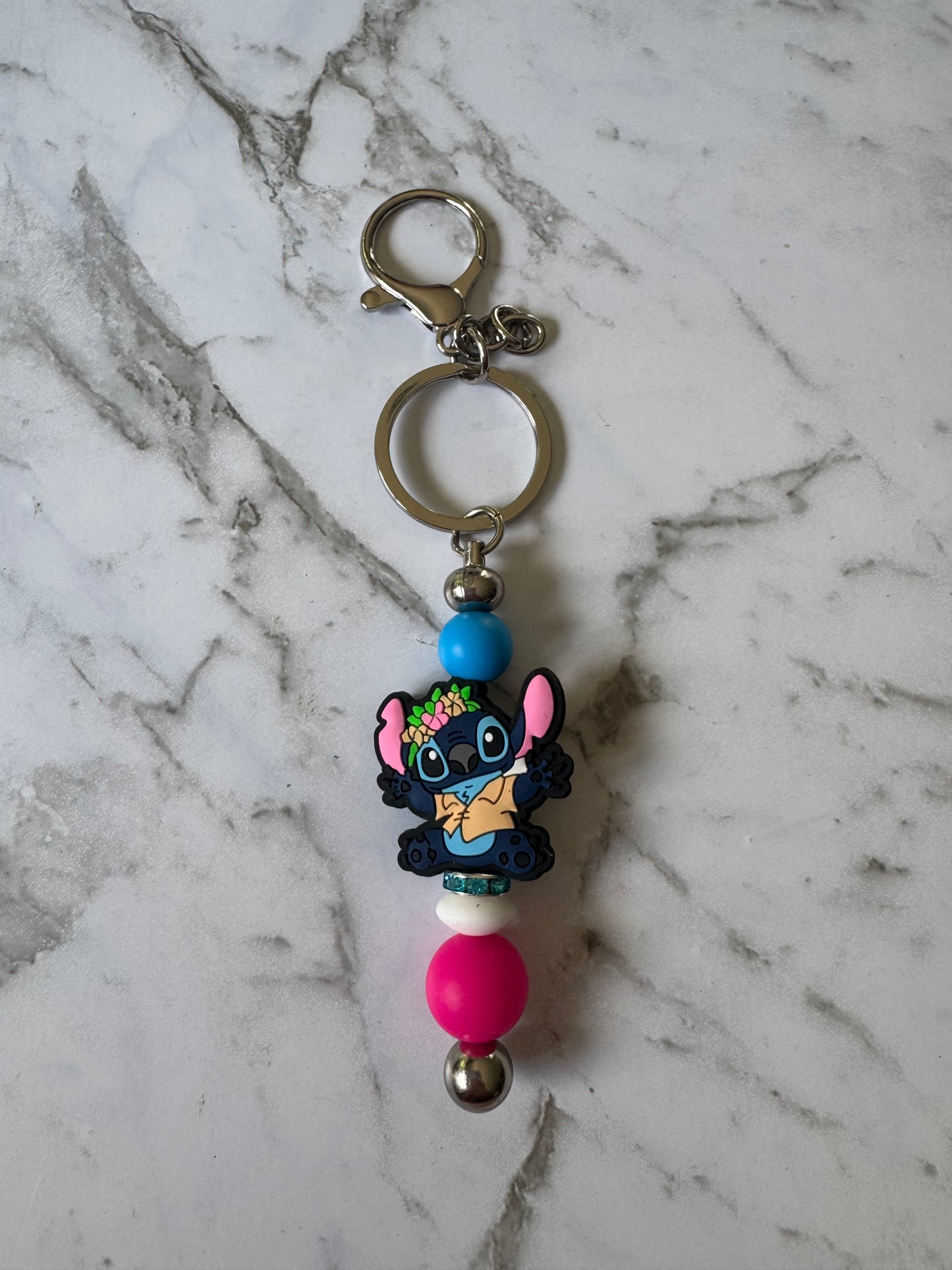 Hawaiian Blue Guy Keyring