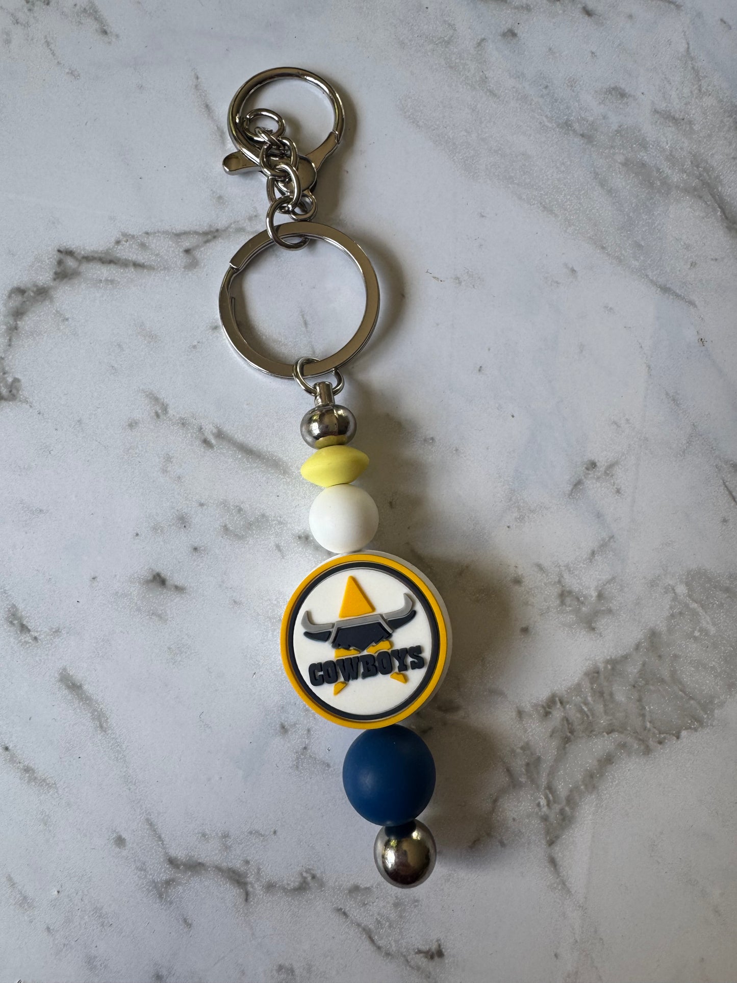 Cowboy NRL Keyring
