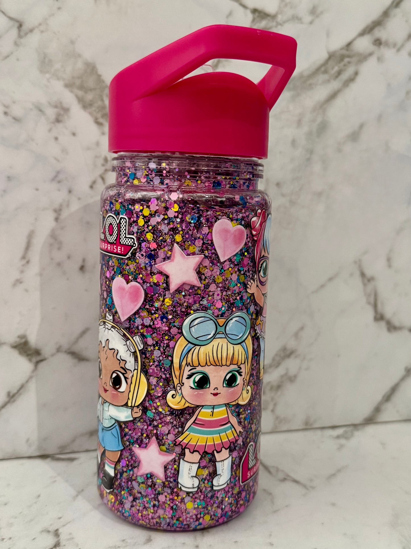 LOL Doll Snow Globe Drink Bottle