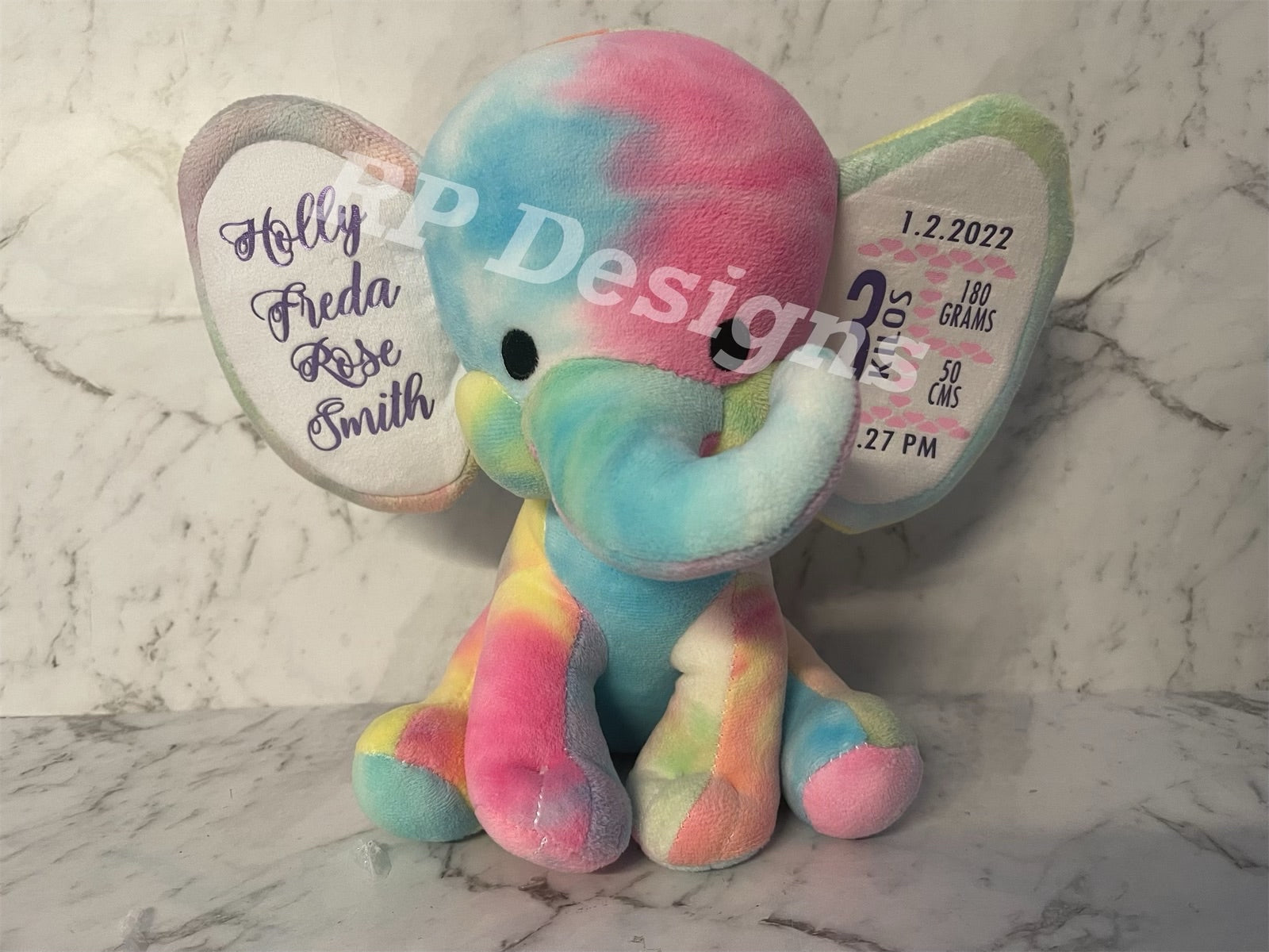 Birth store announcement elephant