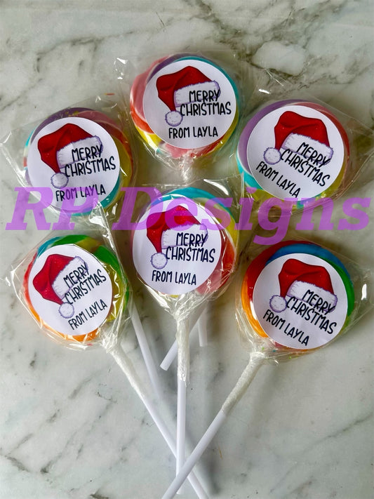 Class Christmas Lollipops