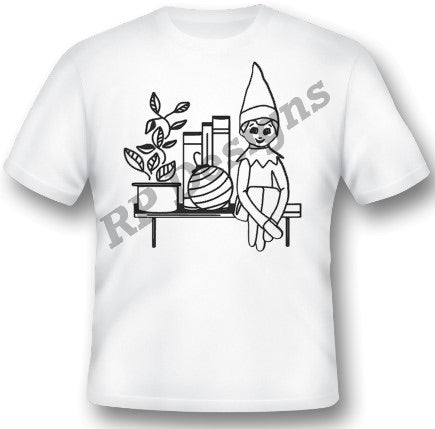Christmas Colouring In T-Shirts