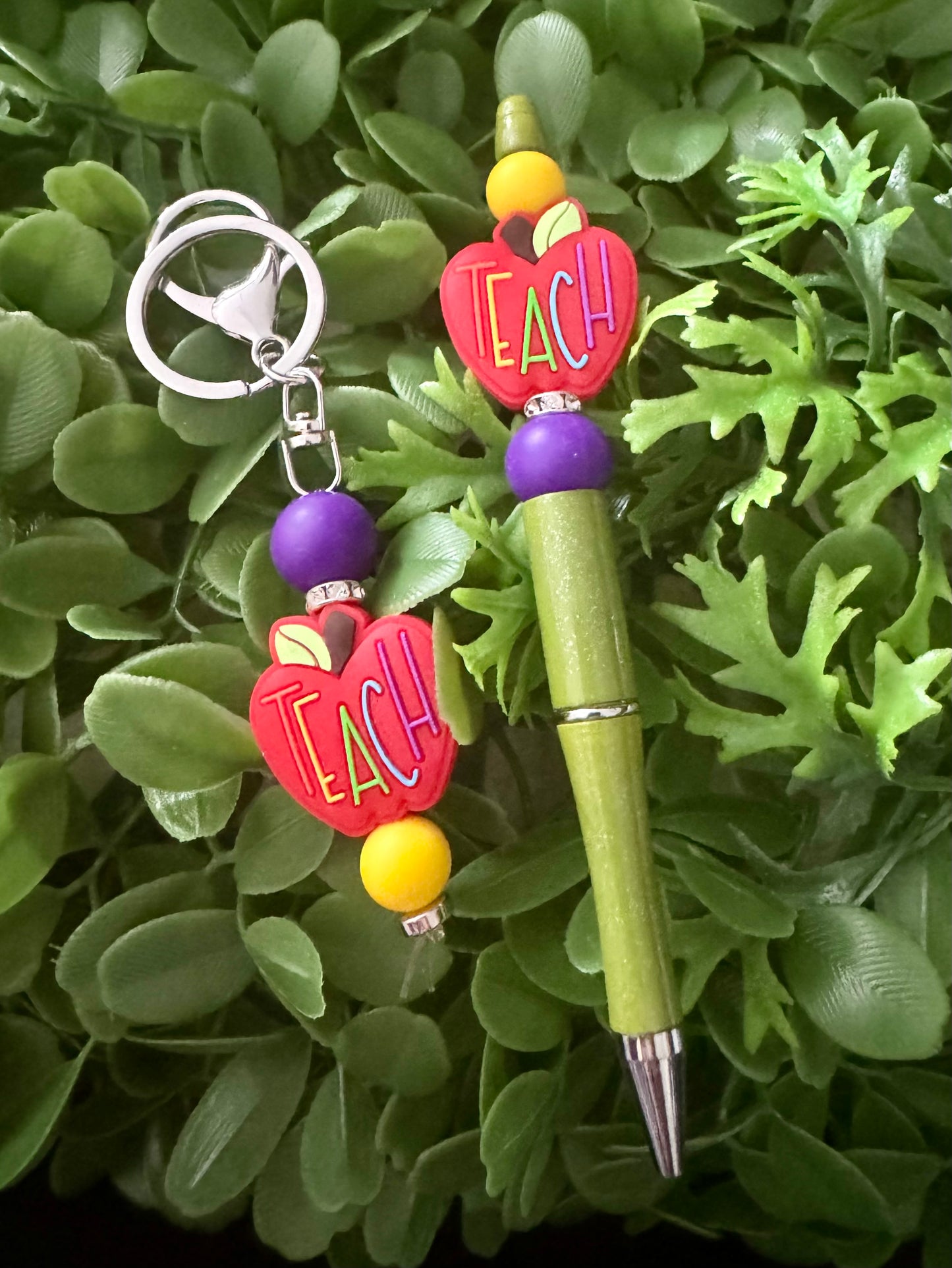 Teacher Pen and Keyring Set