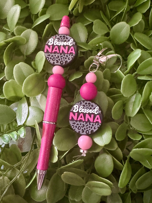 Blessed Nana Pen and Keyring Set