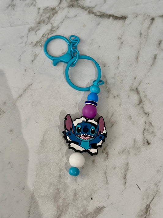 Blue Guy Keyring