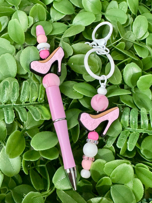 High Heel Pen and Keyring