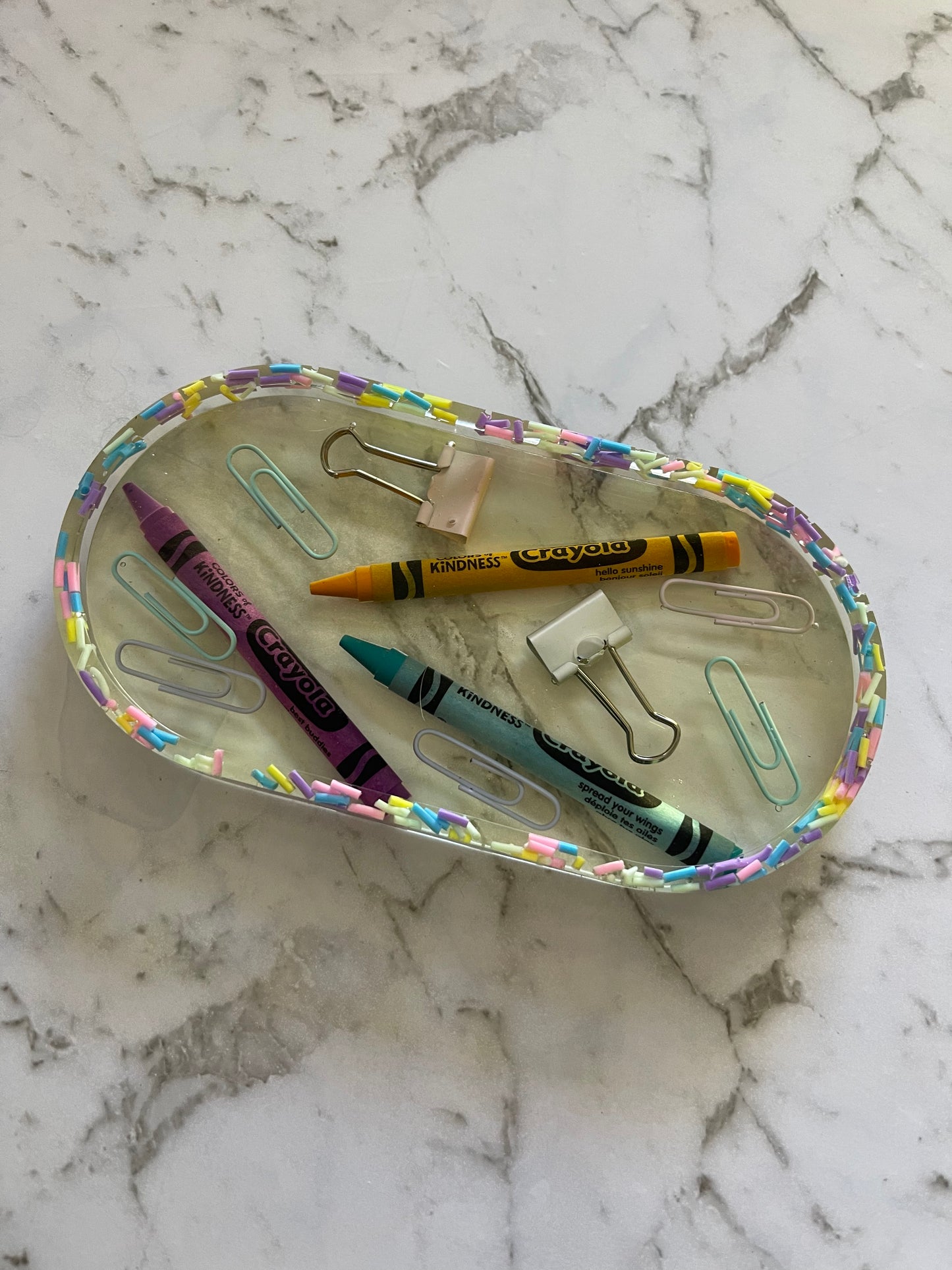 Resin Trinket Teacher Tray