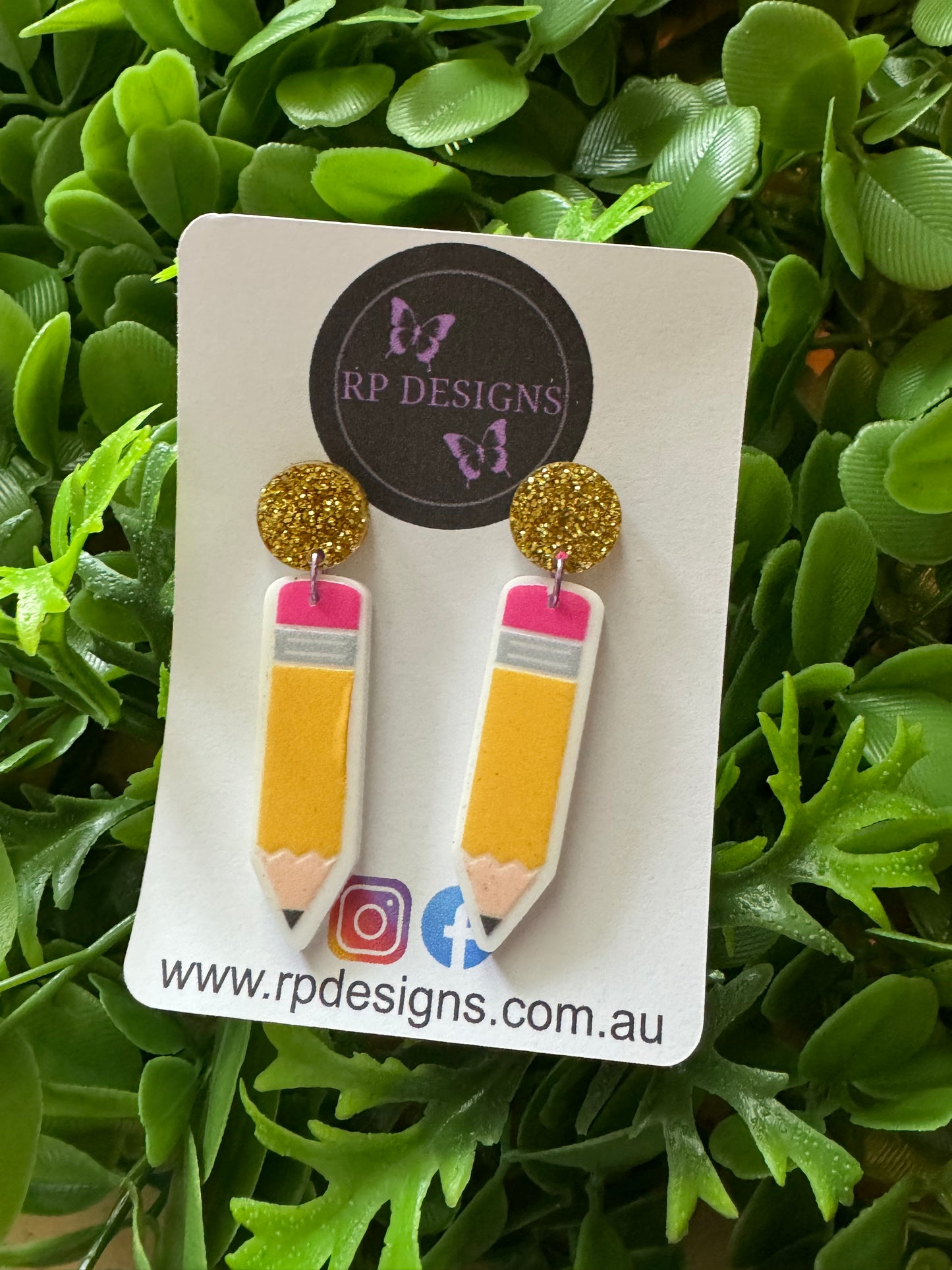 Teacher Pencil Earrings