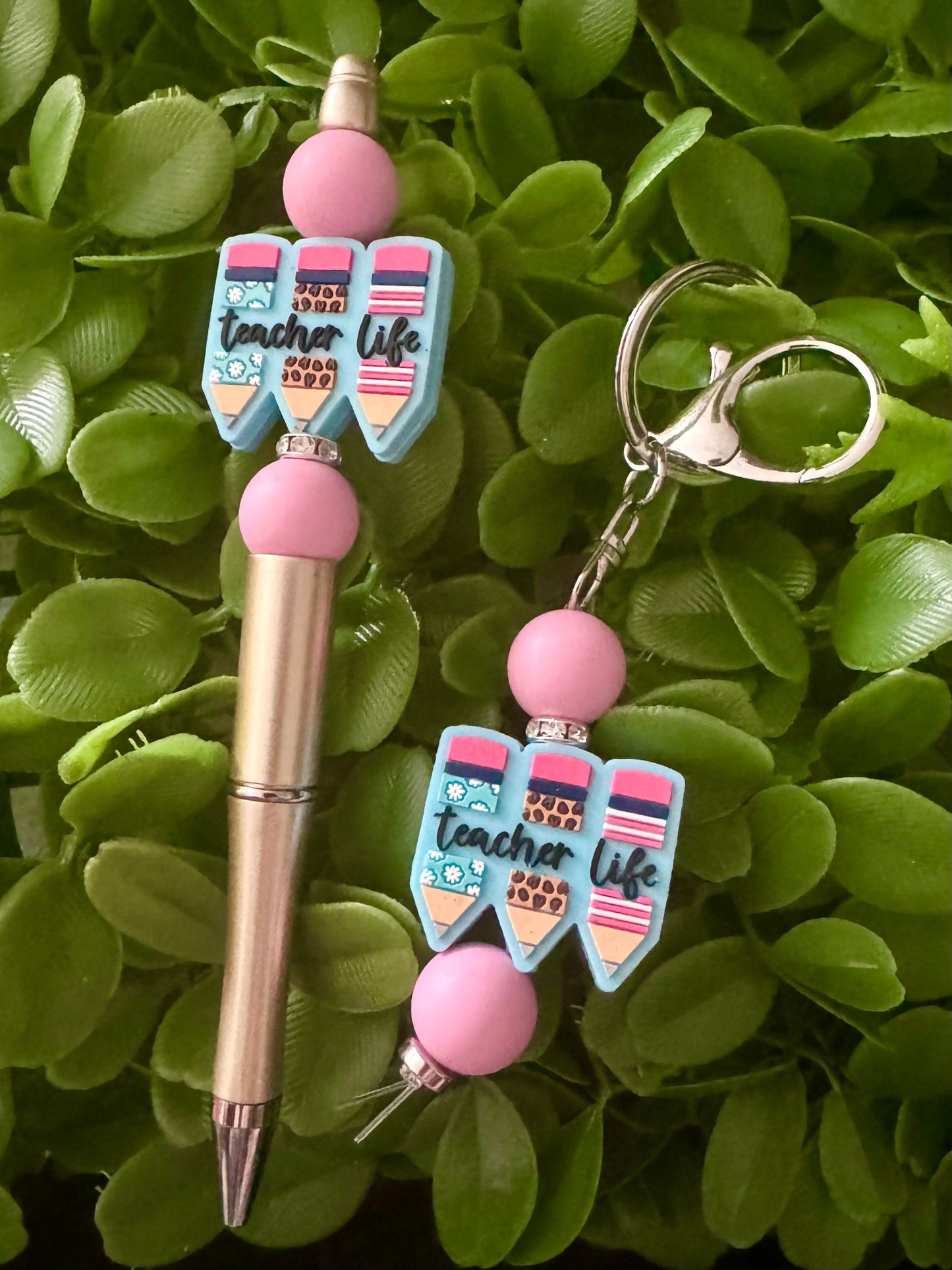 Teacher Life Pen and Keyring Set