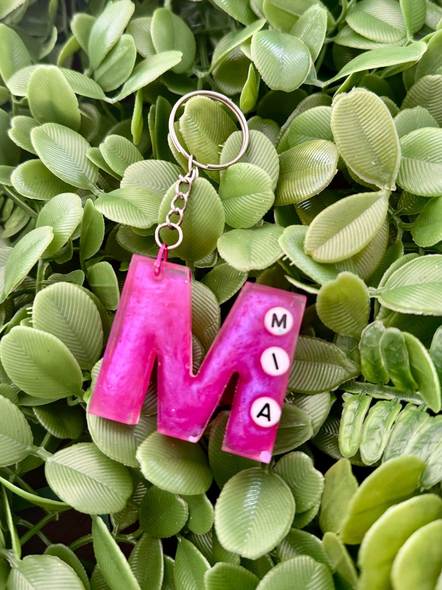 Coloured Letter Keyrings