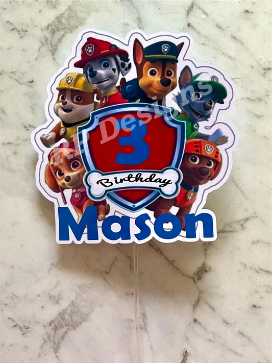 Paw Patrol Topper