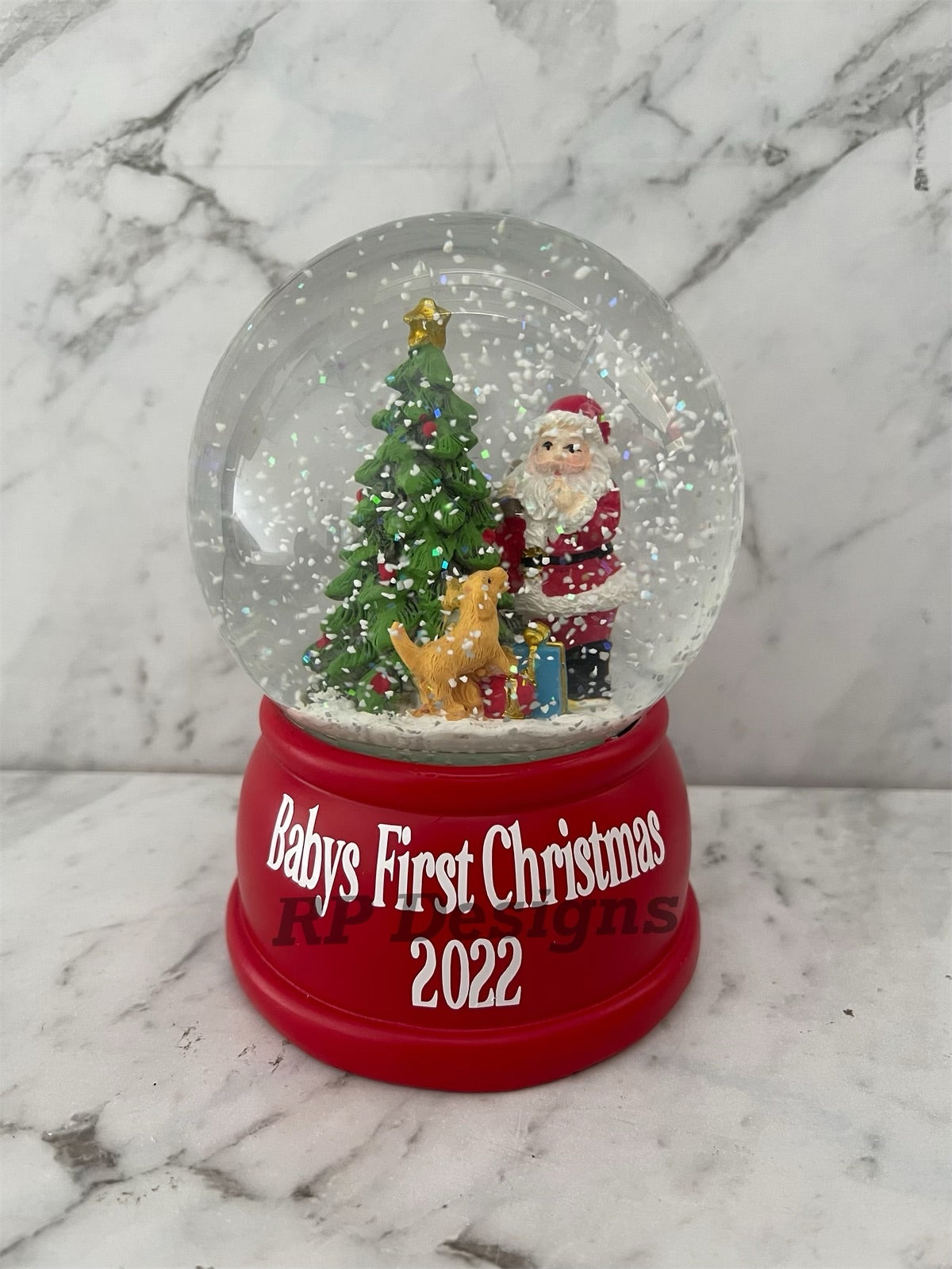 Baby's First Christmas Snow Globes