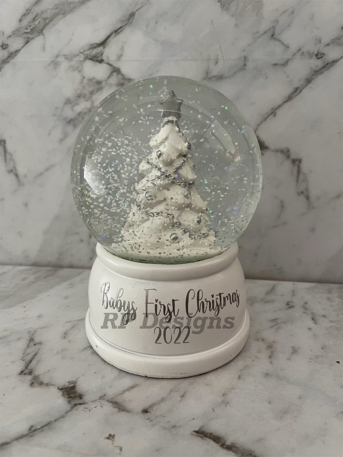 Baby's First Christmas Snow Globes