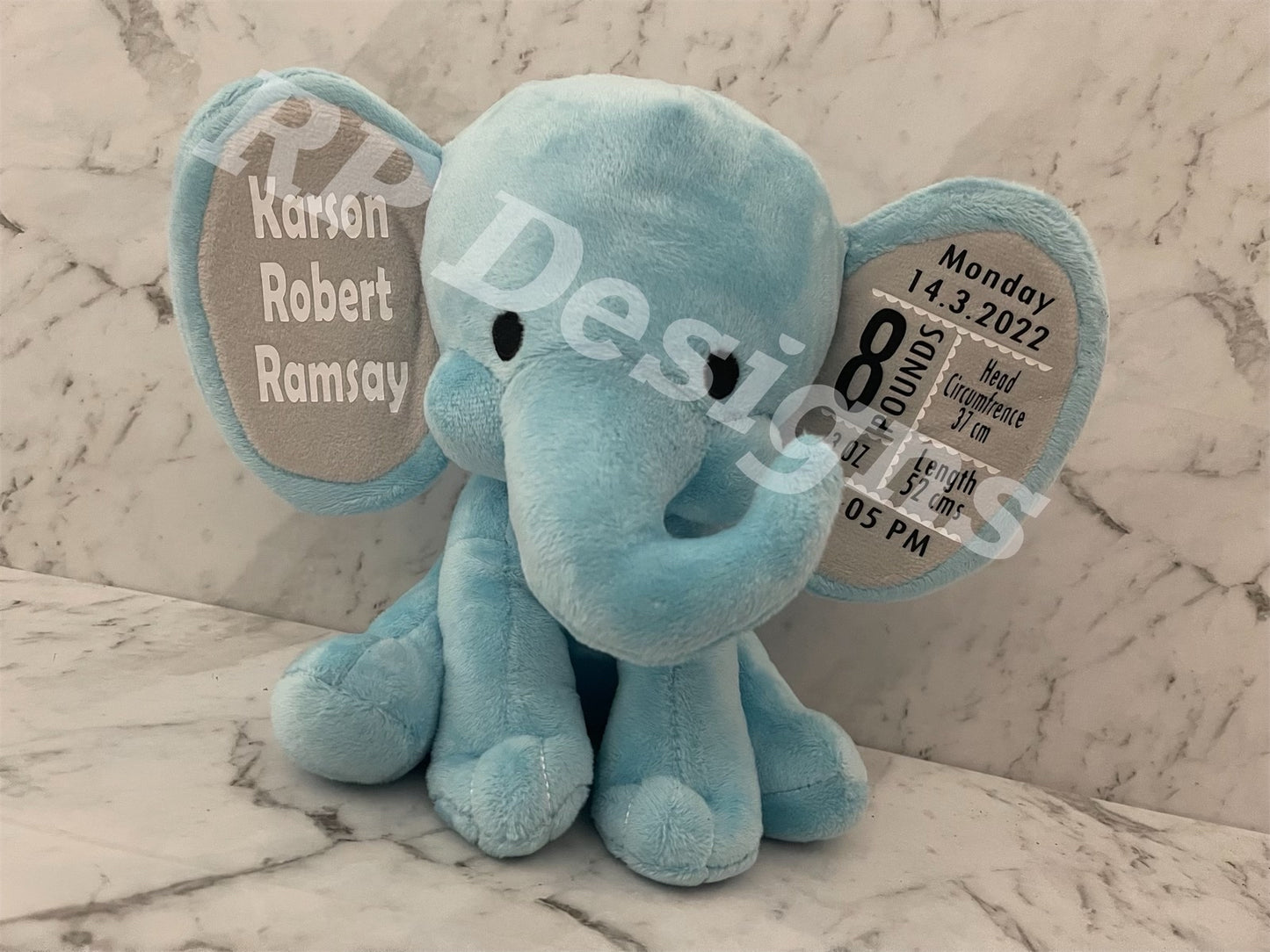 Birth Announcement Elephants