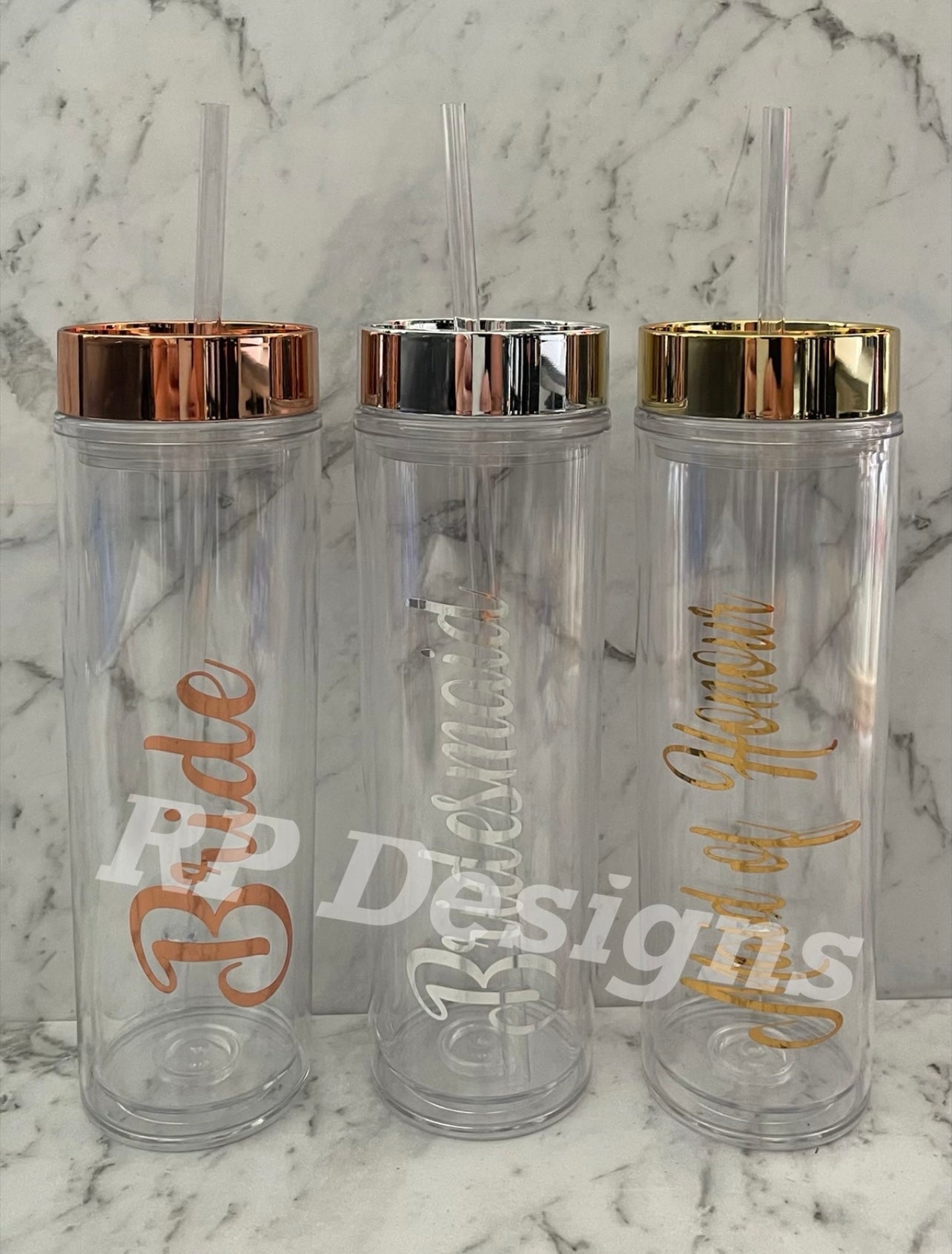 Bridal party tumblers