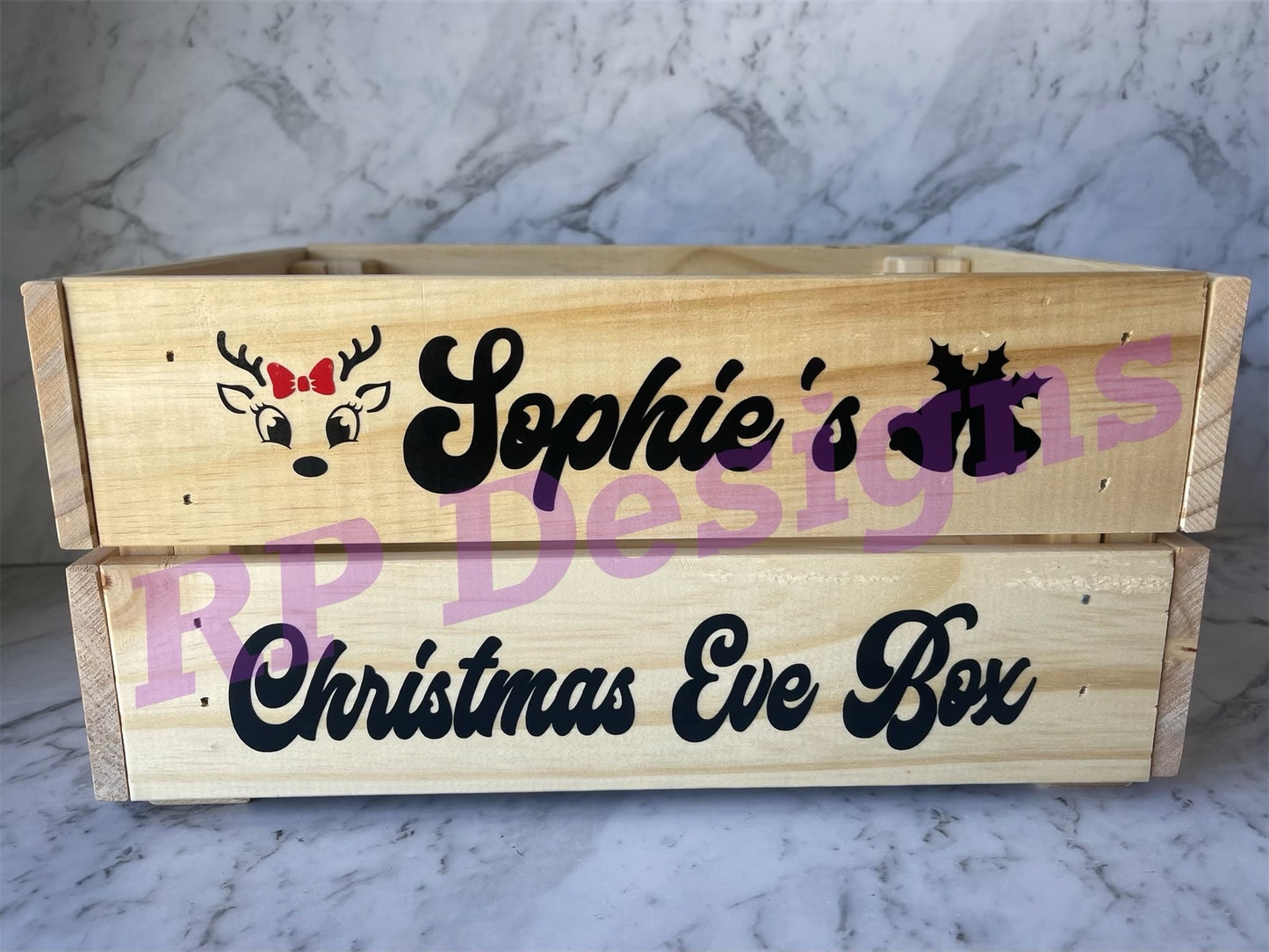 Wooden Christmas crates