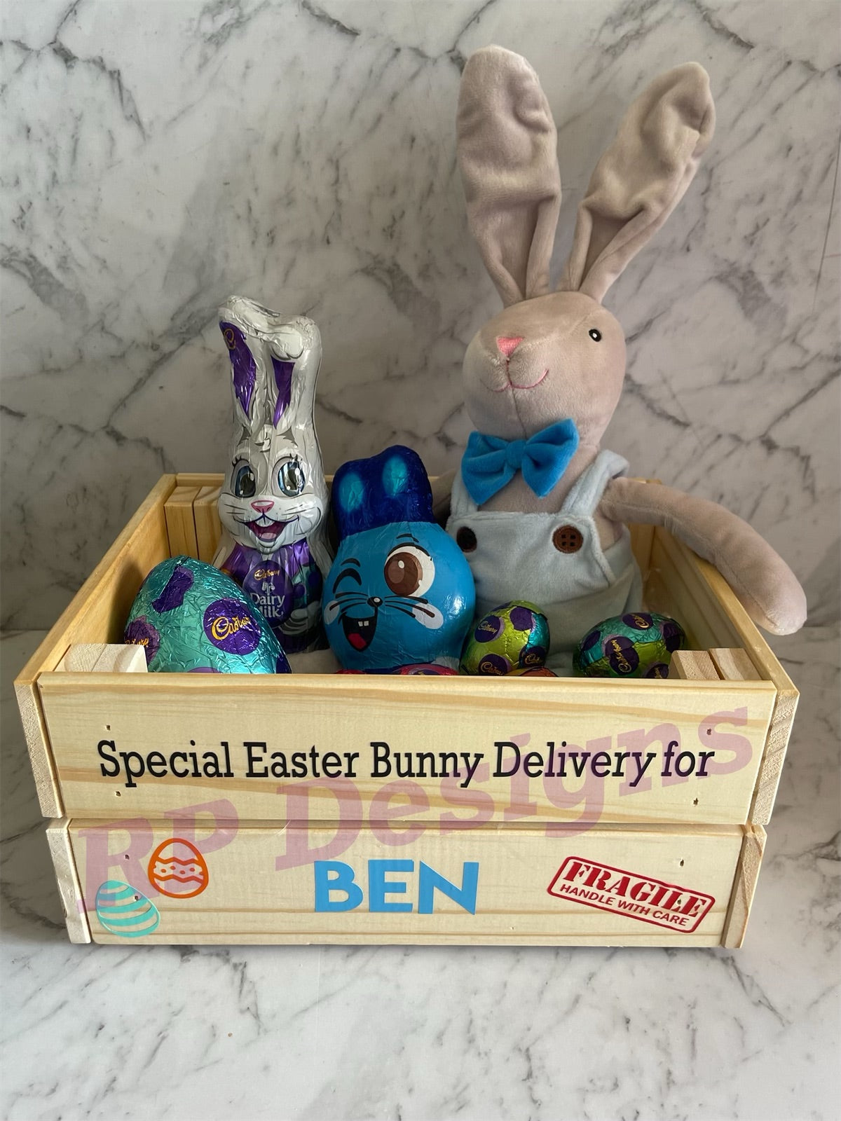 Wooden Easter Crate