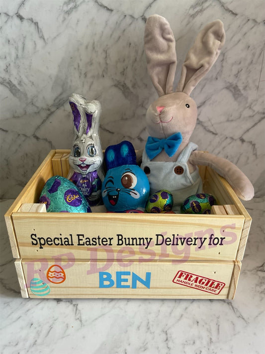 Wooden Easter Crate