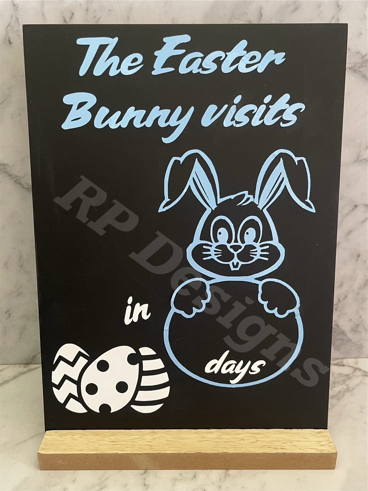 Easter countdown chalkboards