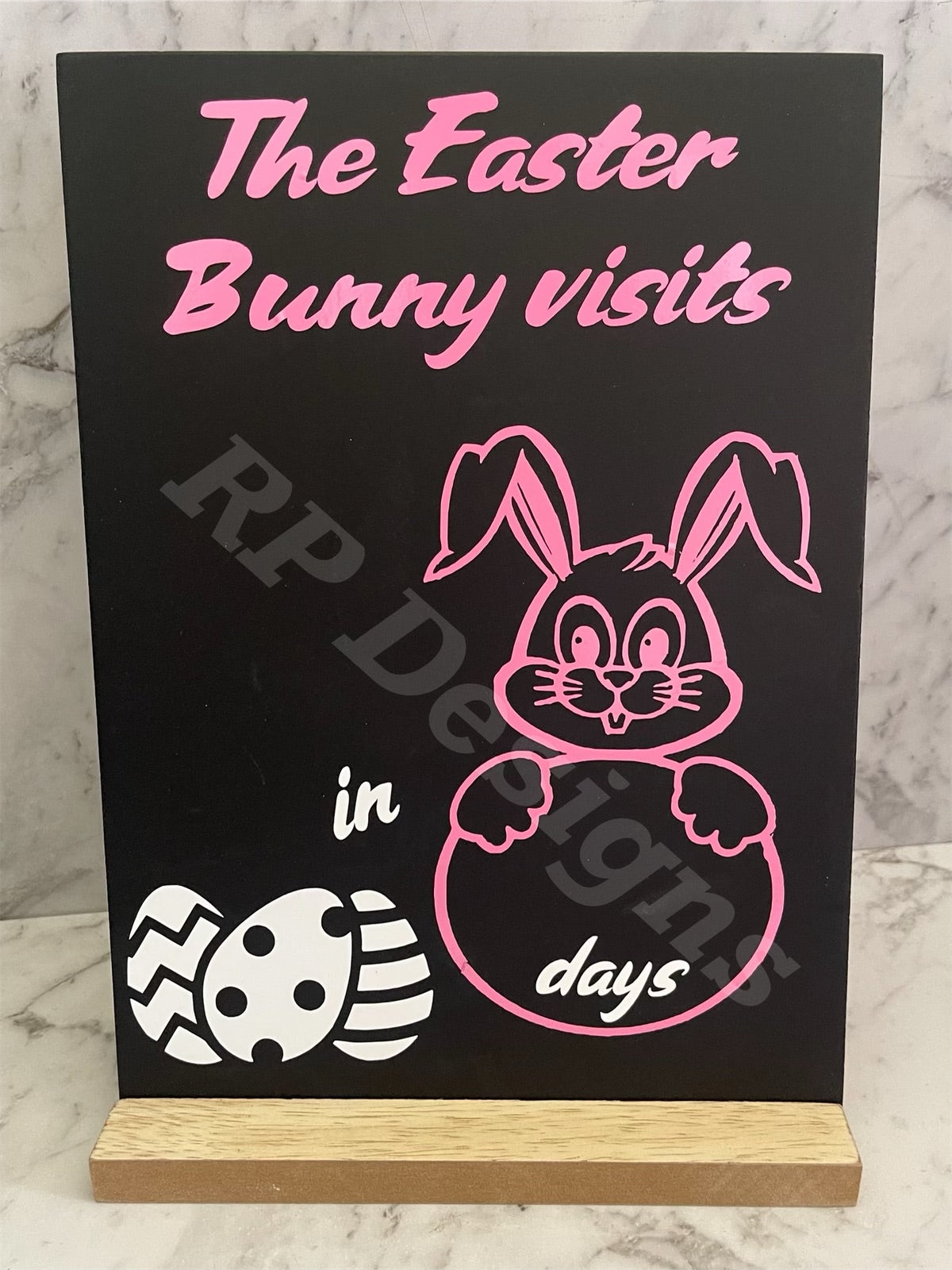 Easter countdown chalkboards