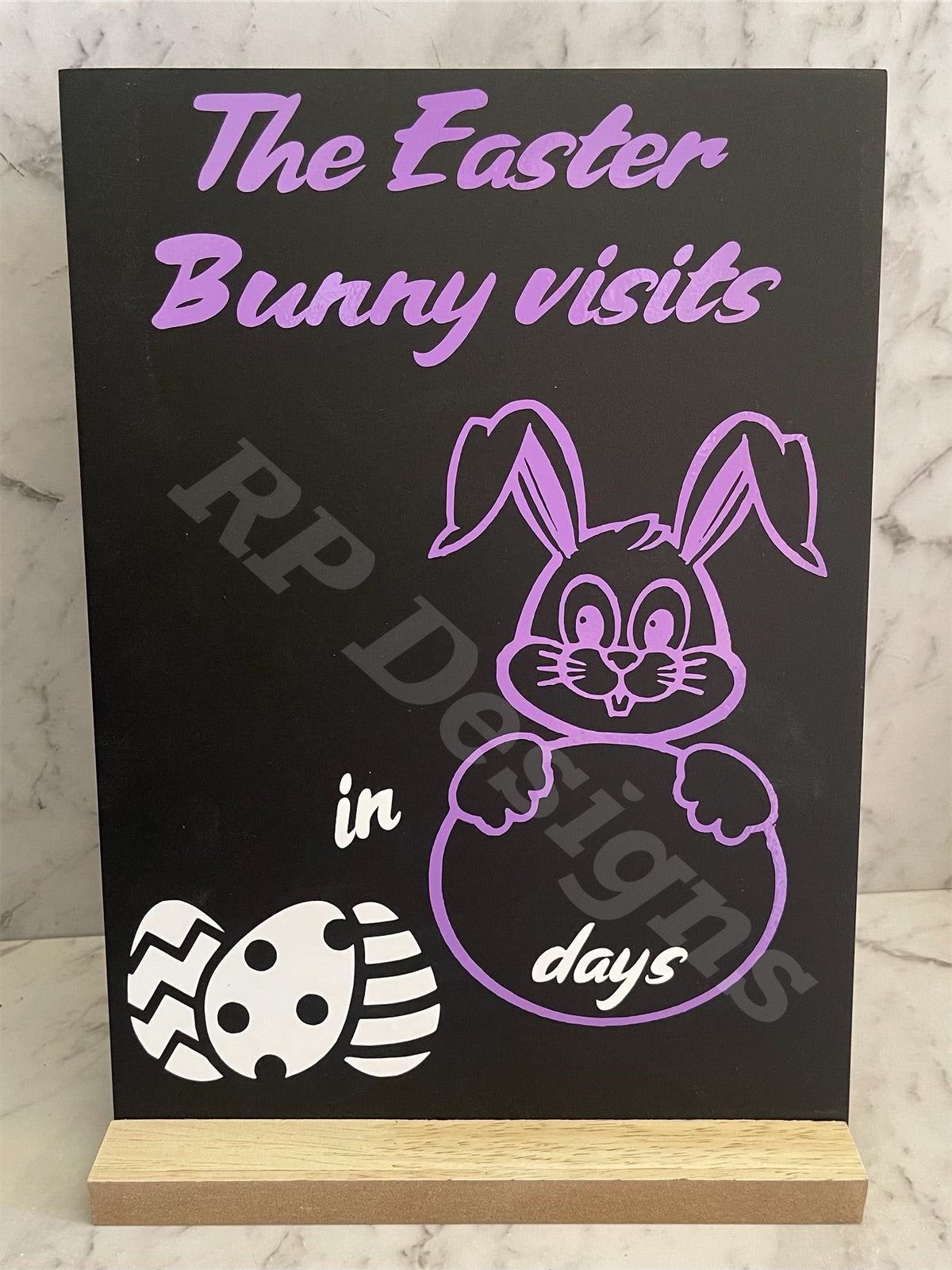 Easter countdown chalkboards