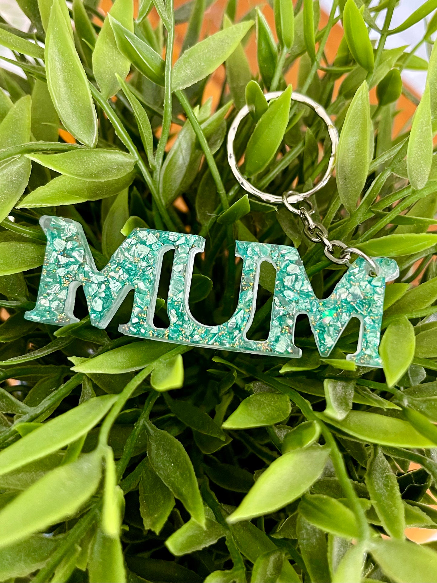 Mum Keyring MINT ROCKS