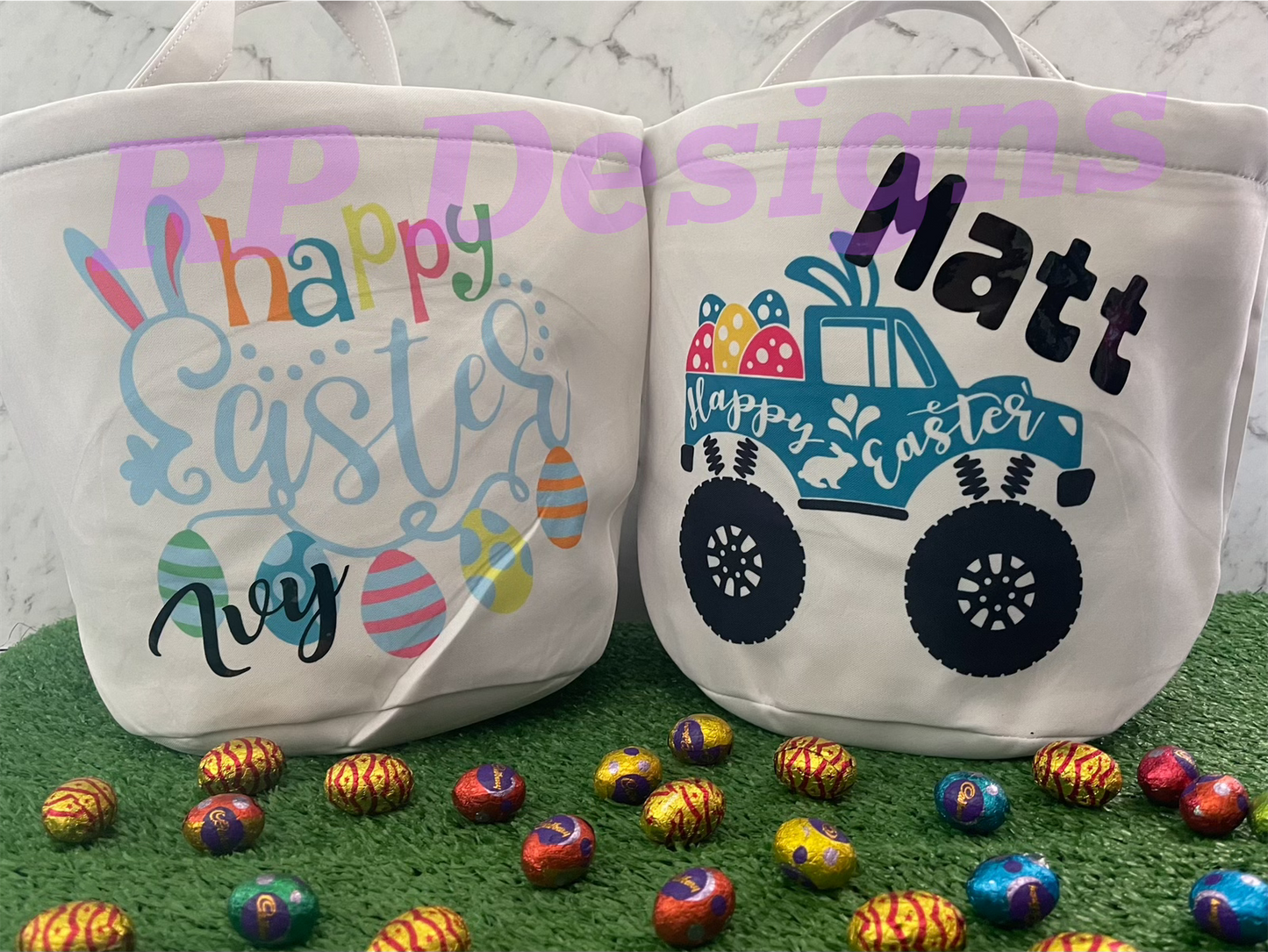 Fabric Easter Bags