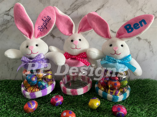 Plush Bunny Jars