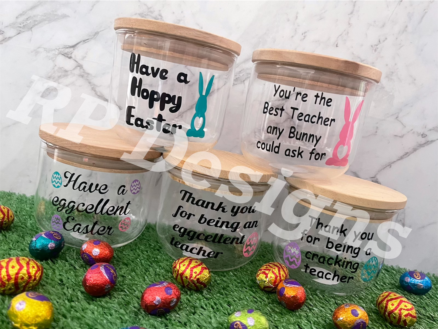 Teacher Easter Jars