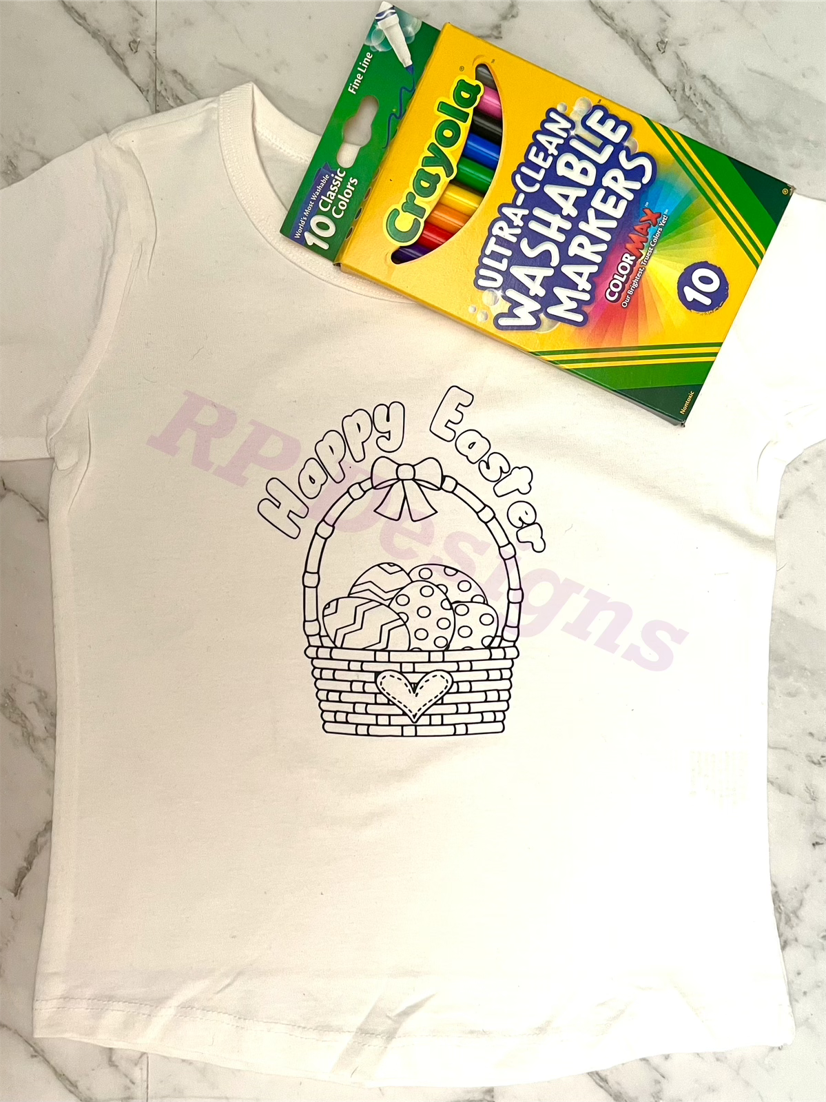 Easter Colouring in Shirts