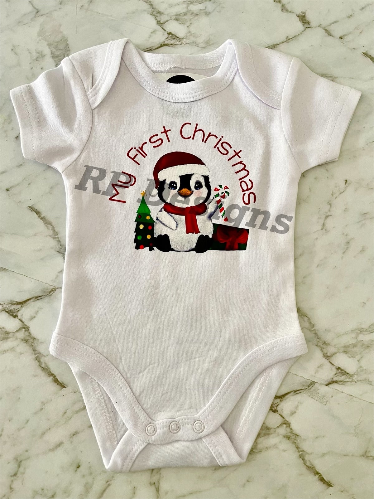 My First Christmas Onesie Penguin