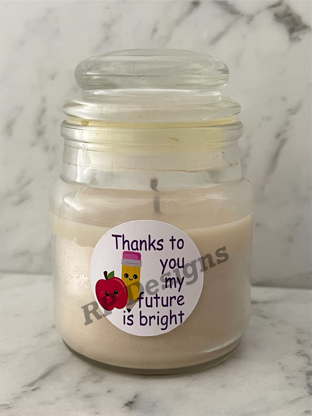 Small Teacher Candle