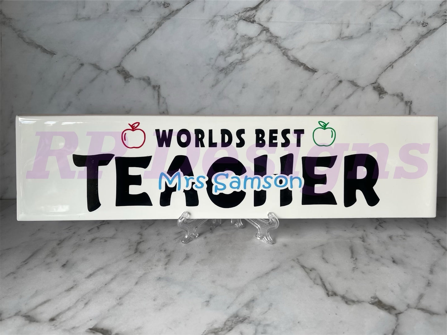 World's Best Teacher Tile